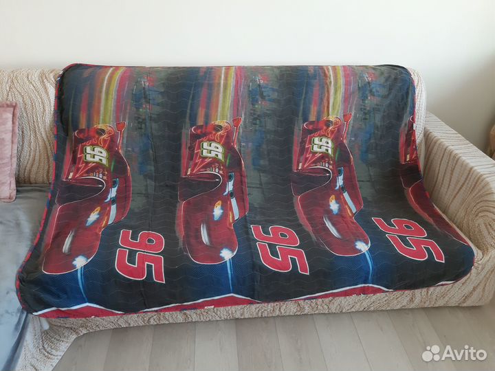 Покрывало одеяло плед Тачки Disney на кровать