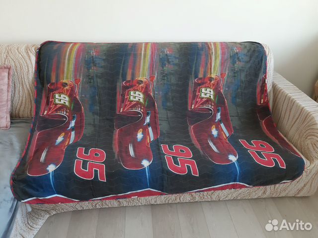 Покрывало одеяло плед Тачки Disney на кровать