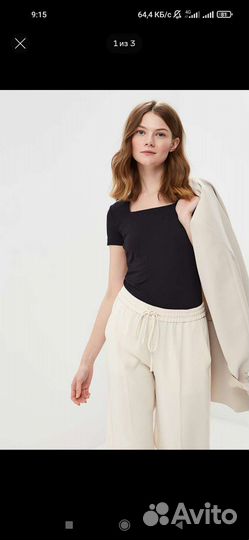 Футболка женская с квадратным вырезом