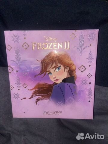 Палетки теней colourpop frozen 2 Anna