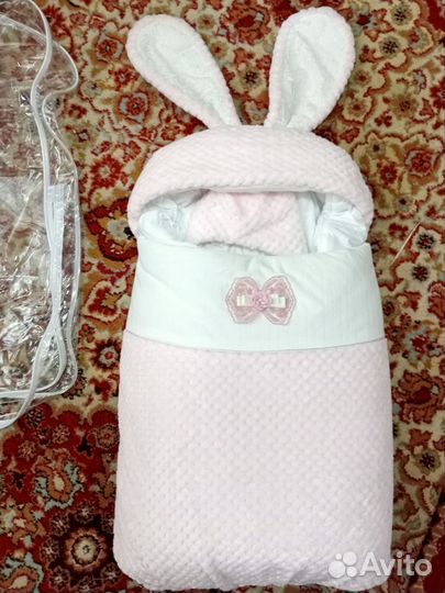 Зимний конверт на выписку