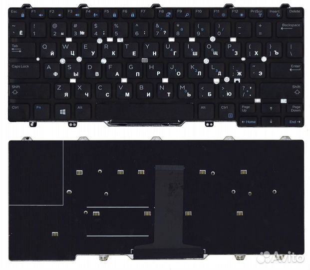 Клавиатура Dell Latitude E5470 E7470 черная
