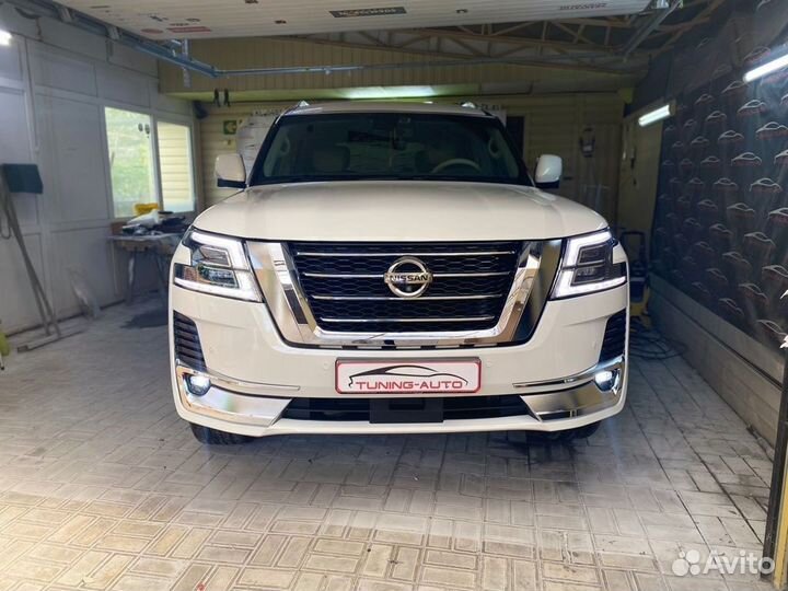 Комплект рестайлинг nissan patrol y62