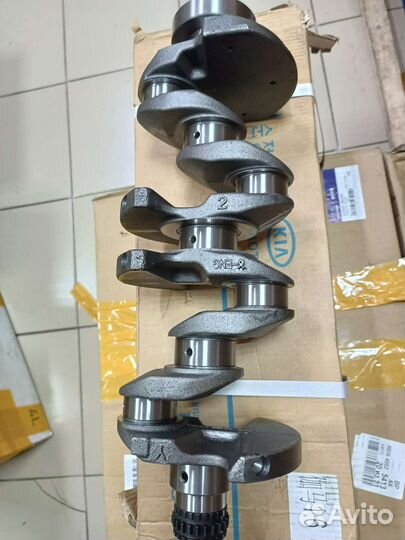 Коленвал на hyundai solaris 1 6