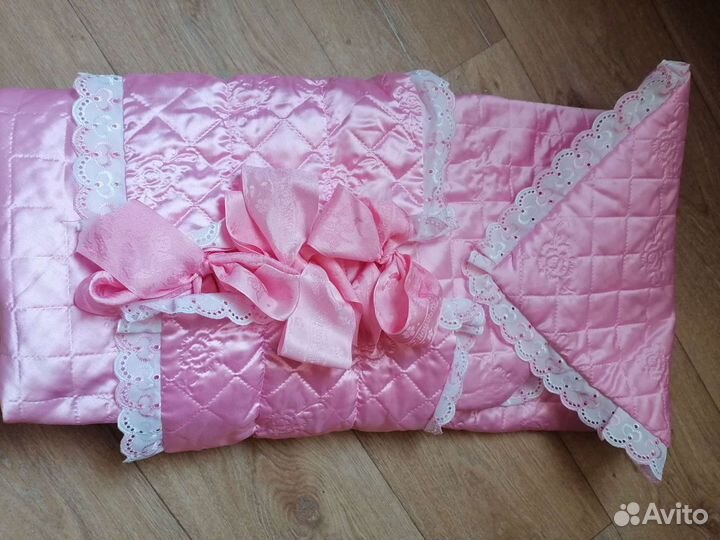 Конверт на выписку для девочки весна осень