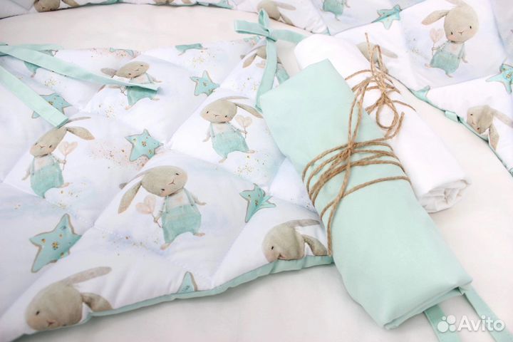 Бортики в кроватку