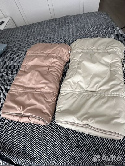 Меховой конверт в коляску