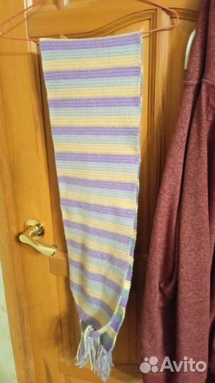 Шарф ручной работы)