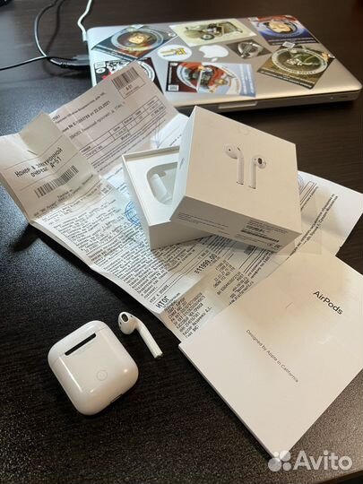 Airpods 2 кейс + наушник левый