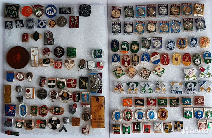 Значки СССР спортивные
