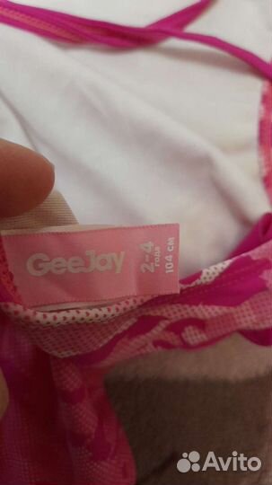 Купальник слитный для девочки