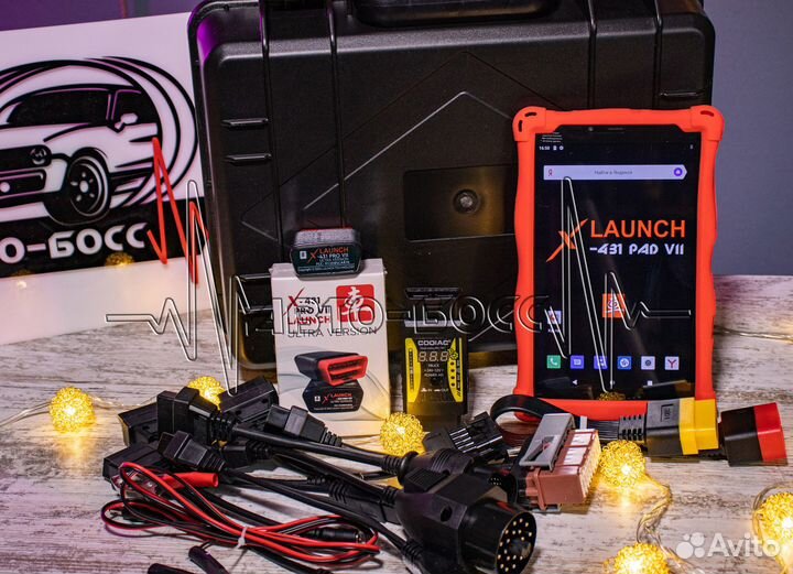 Лаунч Launch x431 PRO 7 PAD с autodata безлимит