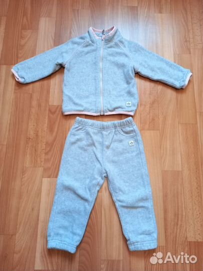 Флисовый костюм для девочки