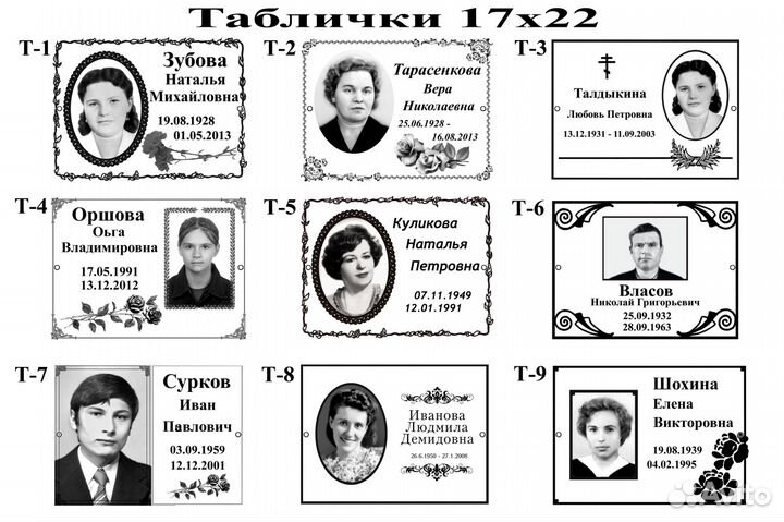 Металлокерамика на Памятники