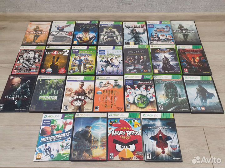 Игровые диски xbox 360 оригинал и LT