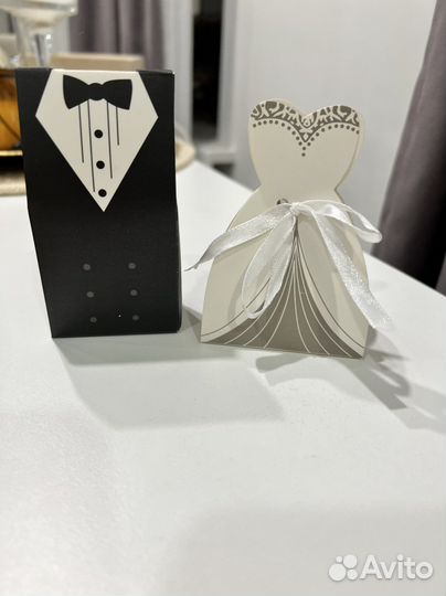 Бонбоньерка подарок гостям свадьба крещение