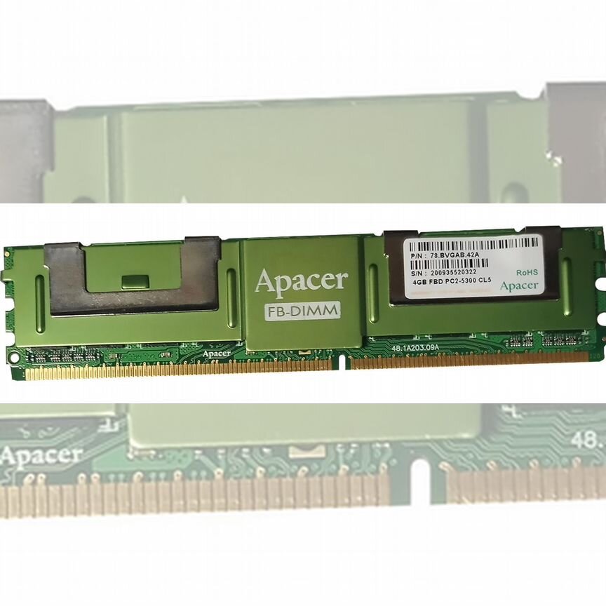[78.BVGAB.42A] Оперативная Память Apacer Ddr2 4gb 78.Bvgab.42a
