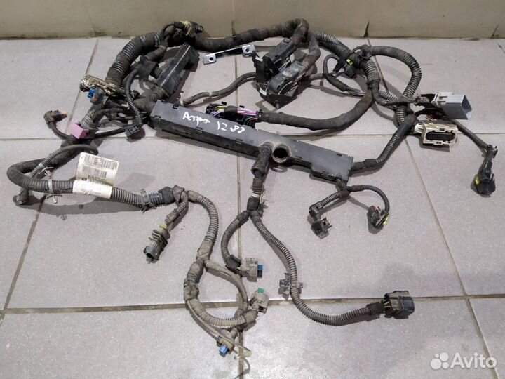 Электропроводка двигателя. Опель астра J джей