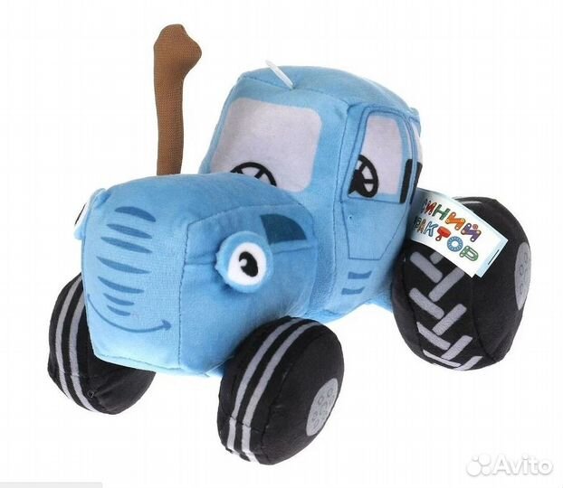 Игрушка мягкая Синий трактор 20см, мульти-пульти