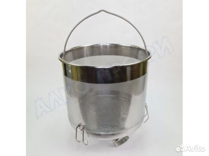 Бункер для затирания солода для куба 37л 36х36см