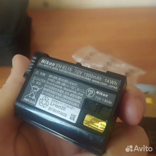 Аккумулятор EN-EL15 оригинал для nikon d800