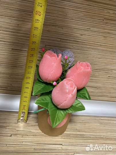 Мини букеты из мыла