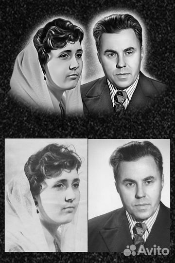 Ретушь фотографий на памятник