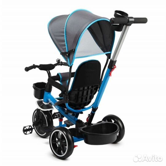 Детский трехколесный велосипед Kreiss с тентом