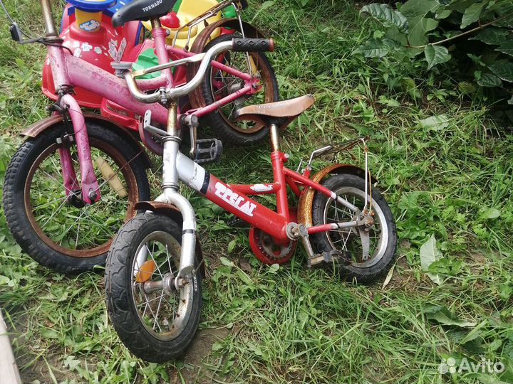 Велосипеды, машинки каталки