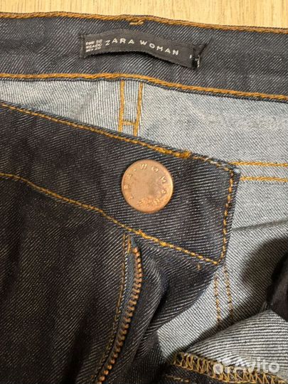 Джинсы zara 38 низкая посадка