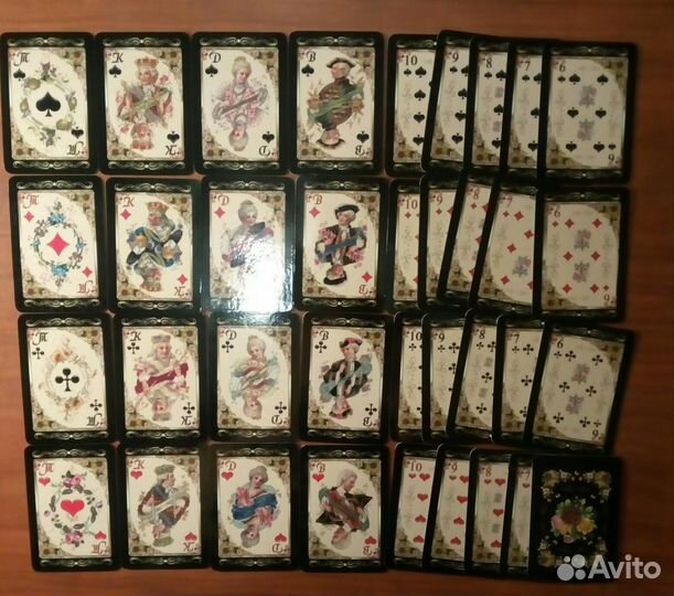 Гадальные игральные карты, 36 карт в колоде