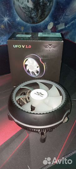 Кулер для процессора с подсветкой BlackOwl UFOv1.0