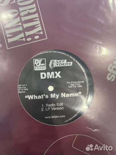 Продаю винил DMX “What’s My name”