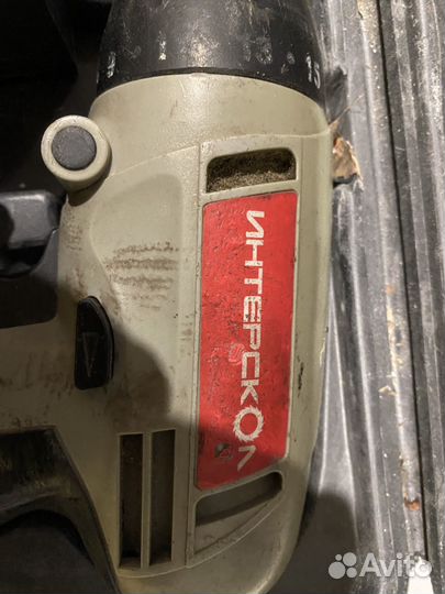 Шуруповерт интерскол бу