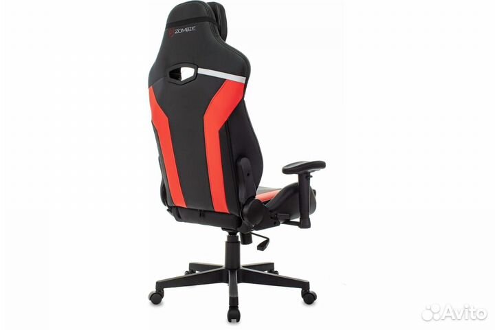 Игровое кресло Бюрократ Zombie Thunder 3X bl/rd