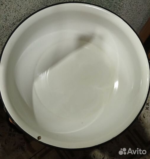 Таз эмалированный диаметр 44 см