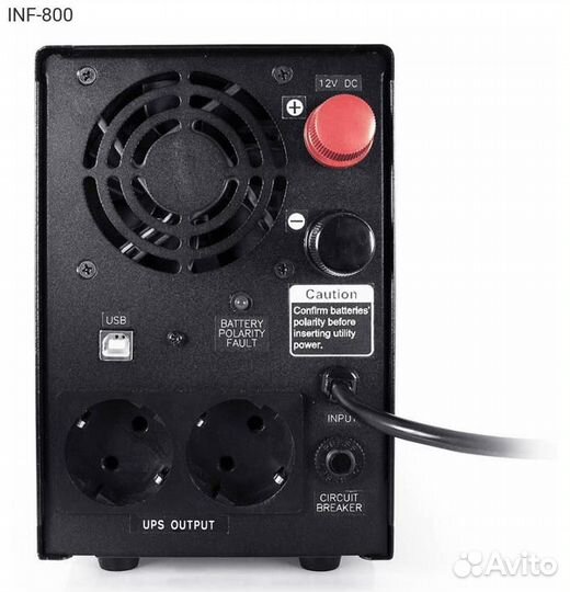 Ибп Powercom Infinity 800VA, Tower, INF-800