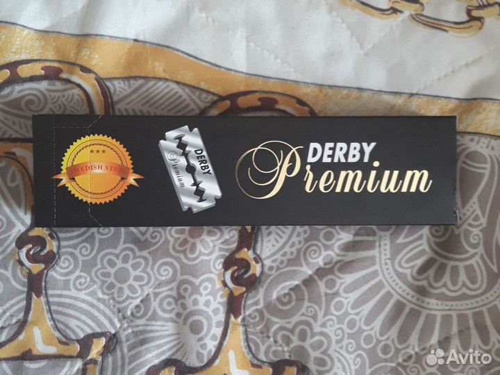 Сменные двухсторонние лезвия Derby Premium 100шт