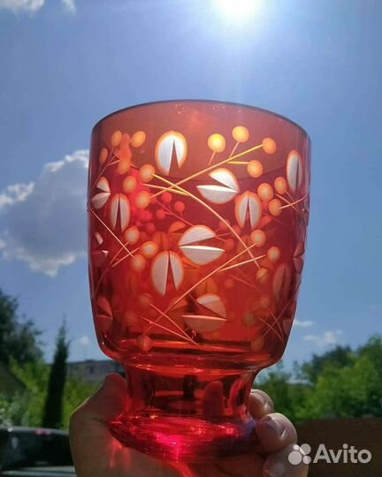 Хрустальная ваза