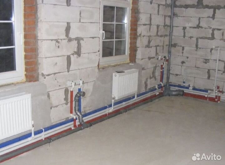 Услуги сантехника Монтаж гребенки