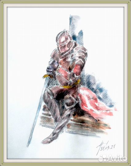 Рыцари. Картины