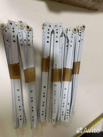 Направляющие для ящиков шариковые и роликовые