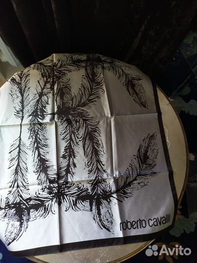Итальянский шелковый платок Roberto Cavalli