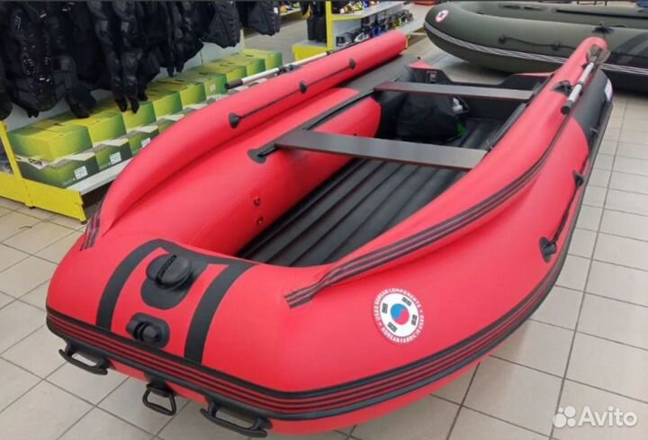 Лодка mishimo river fjet PRO 390 под водомет red