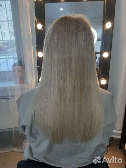 Наращивание волос под Ключ