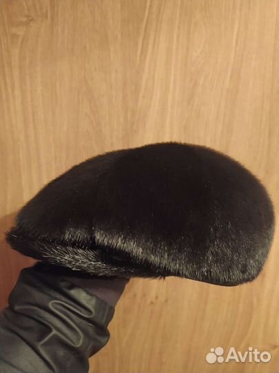 Меховая мужская кепка из нерпы