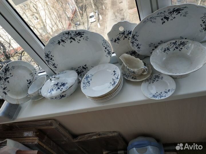 Сервиз столовый товарищество М.С.Кузнецова