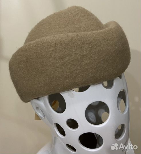 Винтажная шерстяная шляпа пирожок