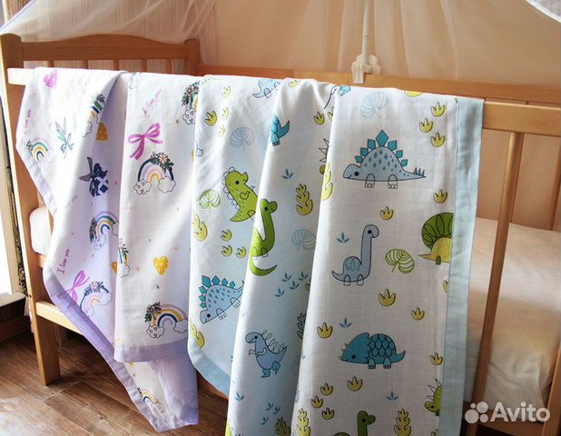 Плед из муслина 122х90 см