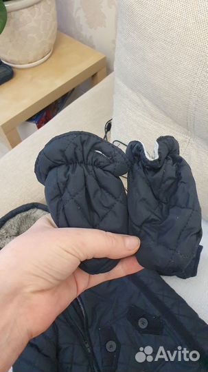 Зимний комбинезон для мальчика 60 см